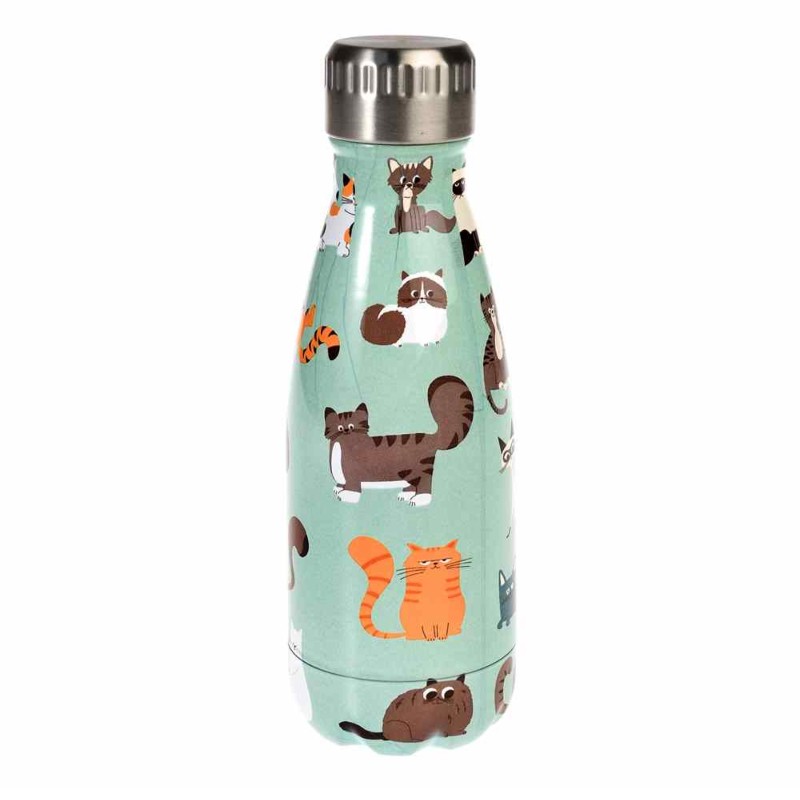 Petite bouteille thermos Chats