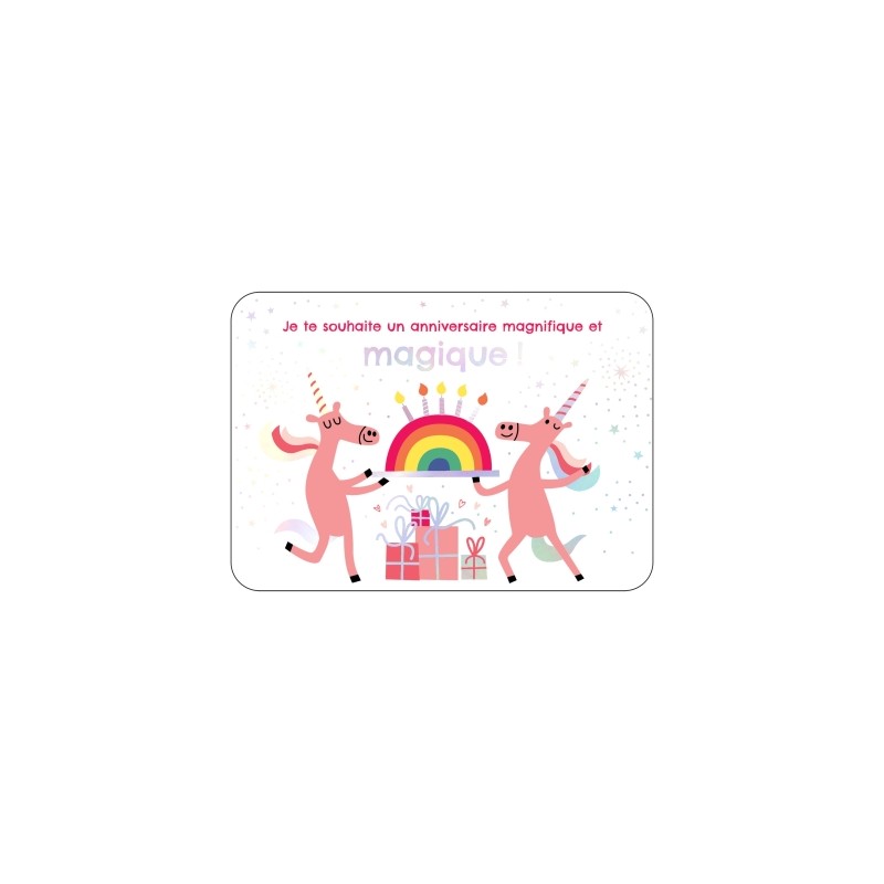 Carte anniversaire...