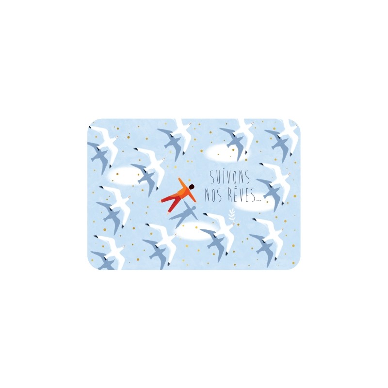 Carte postale "Suivons nos...