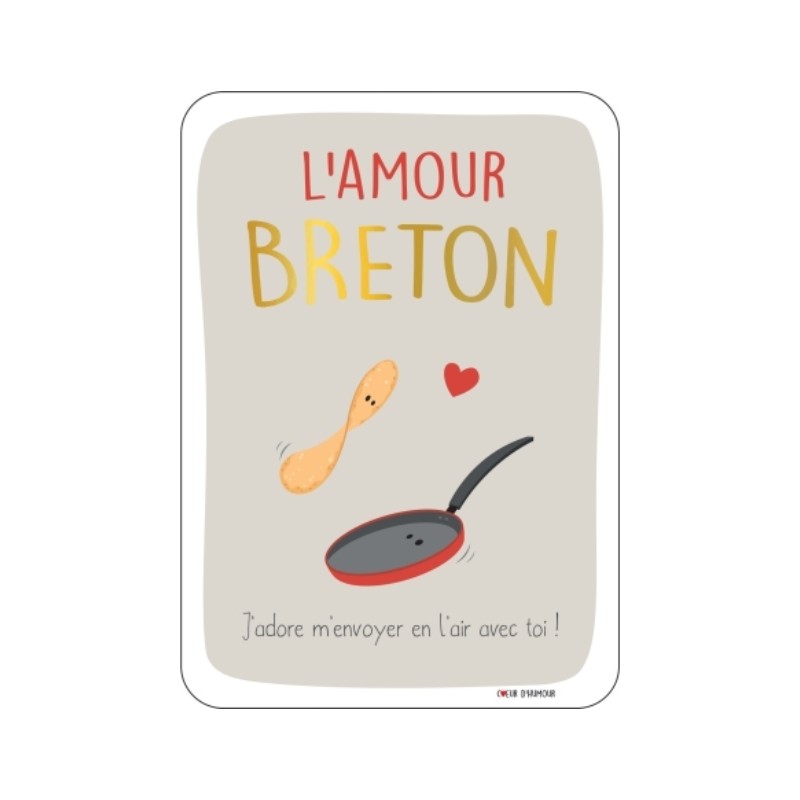 Carte L'amour Breton