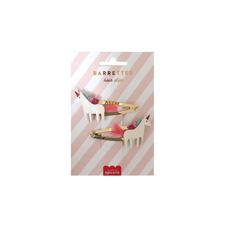 Barrettes Licornes