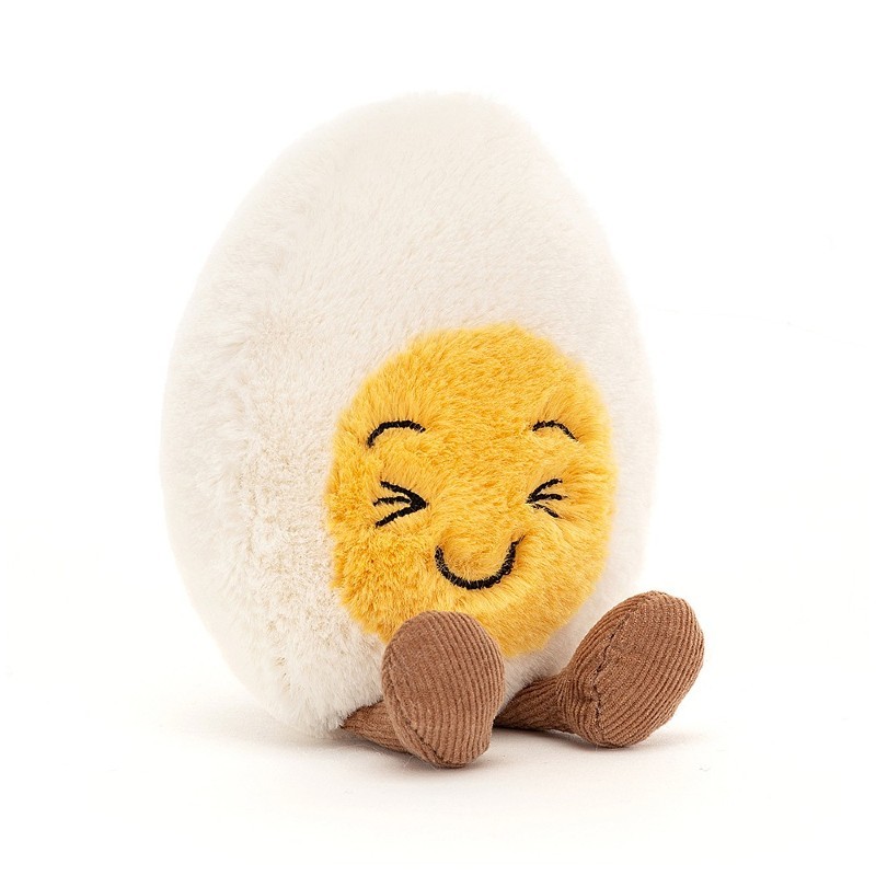 Peluche amuseable oeuf sourire