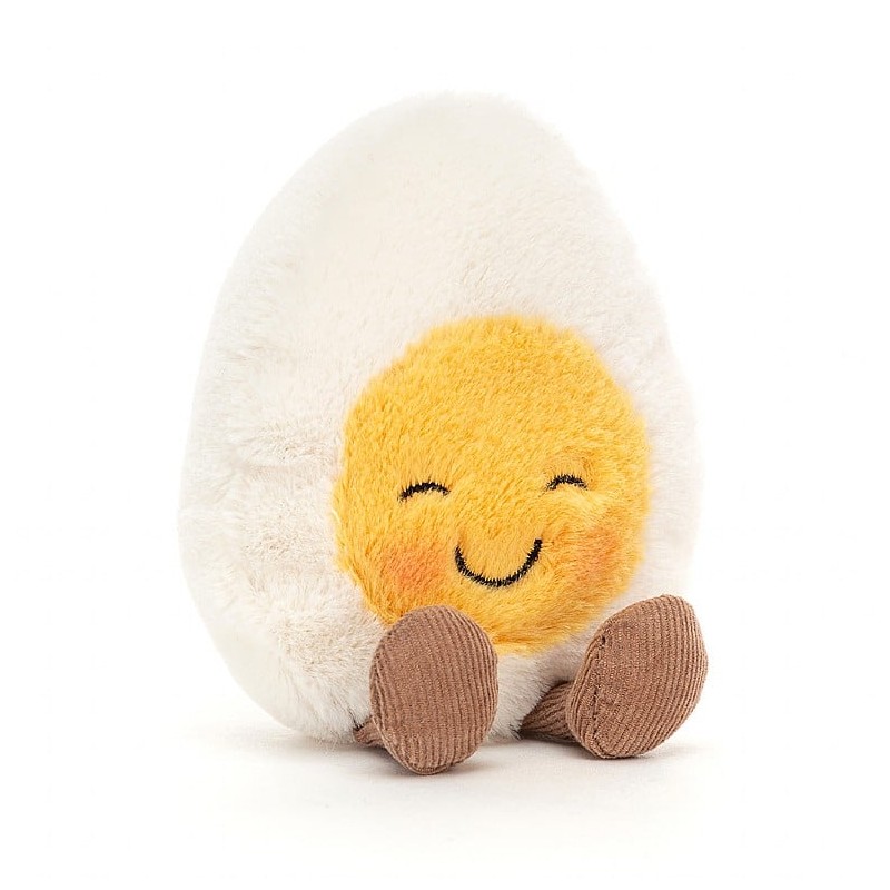 Peluche amuseable oeuf riant