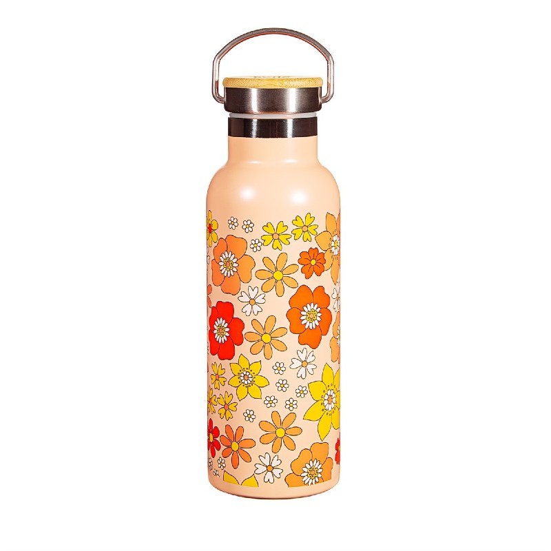 Bouteille thermos Fleurs 70's