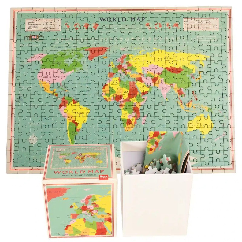 Puzzle World map - 300 Pièces