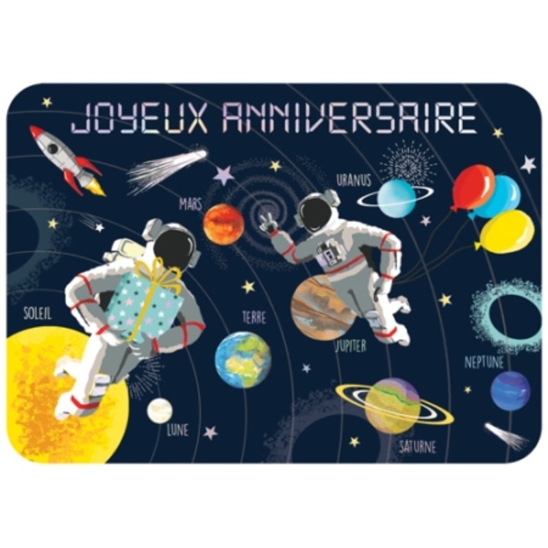 Carte "Joyeux anniversaire"...