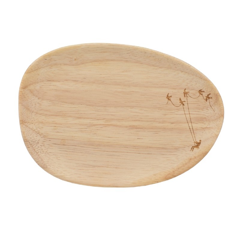 Petit plateau en bois -...