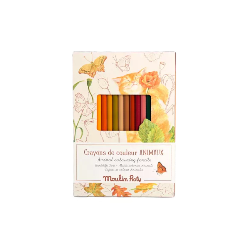 12 crayons couleurs +...
