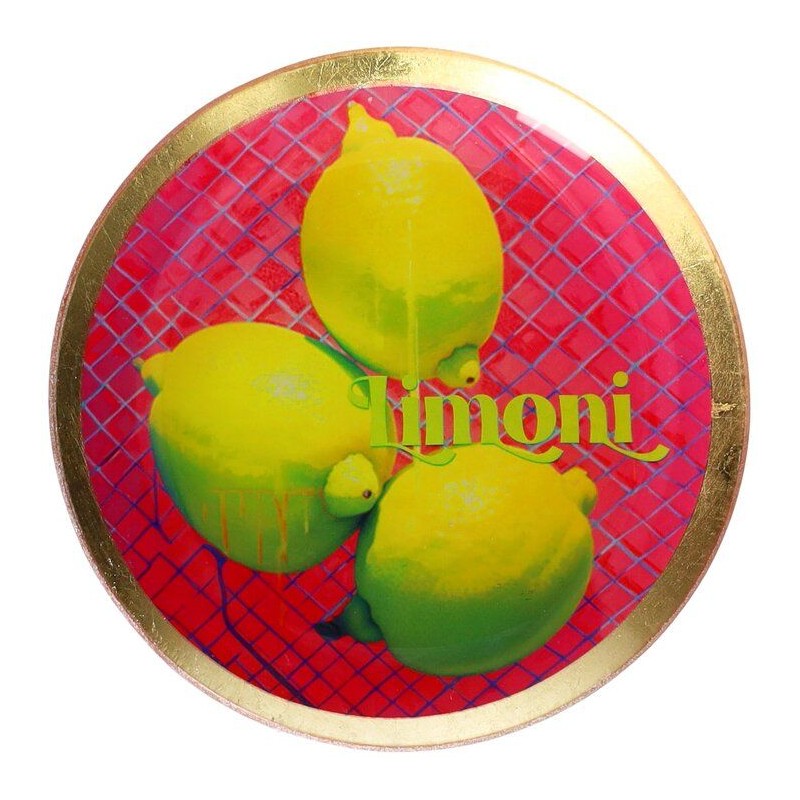 Assiette ronde - Citrons