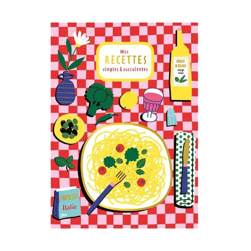Carnet A5 Mes recettes simples