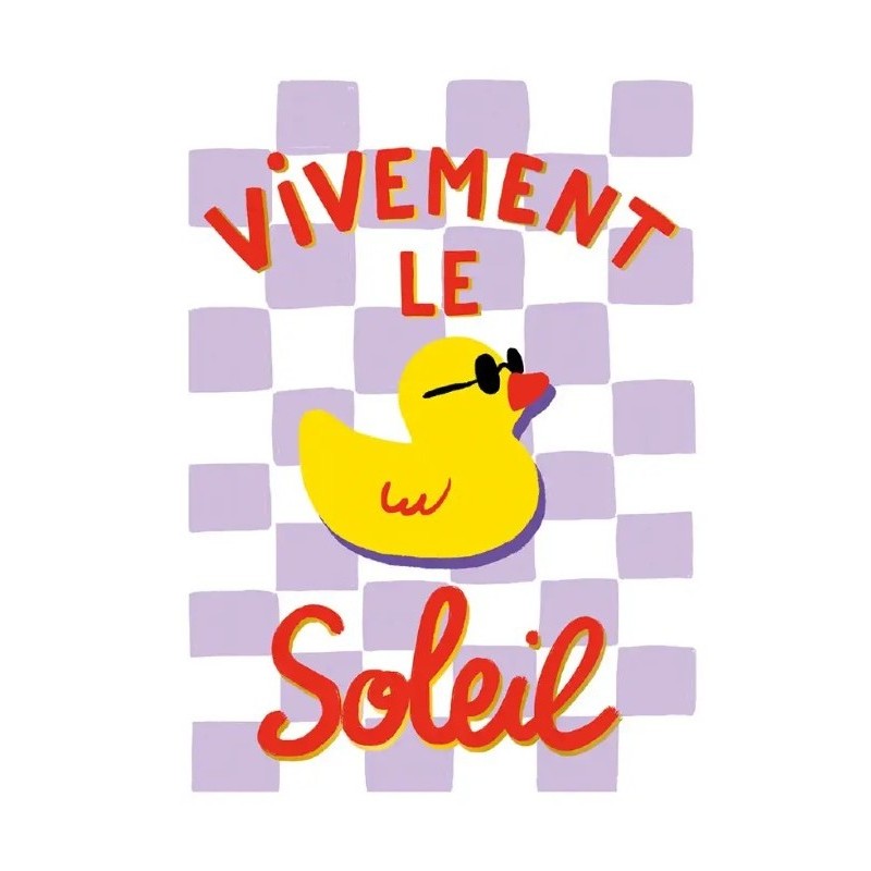 Carnet A5 Vivement le soleil