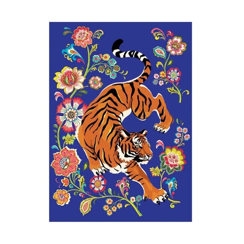 Carnet A5 Tigre folk