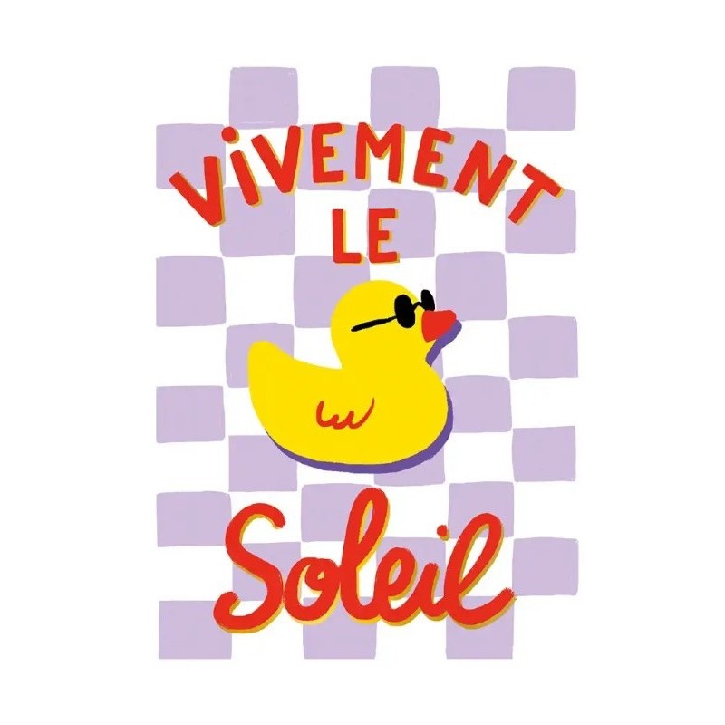Carnet A6 - vivement le soleil