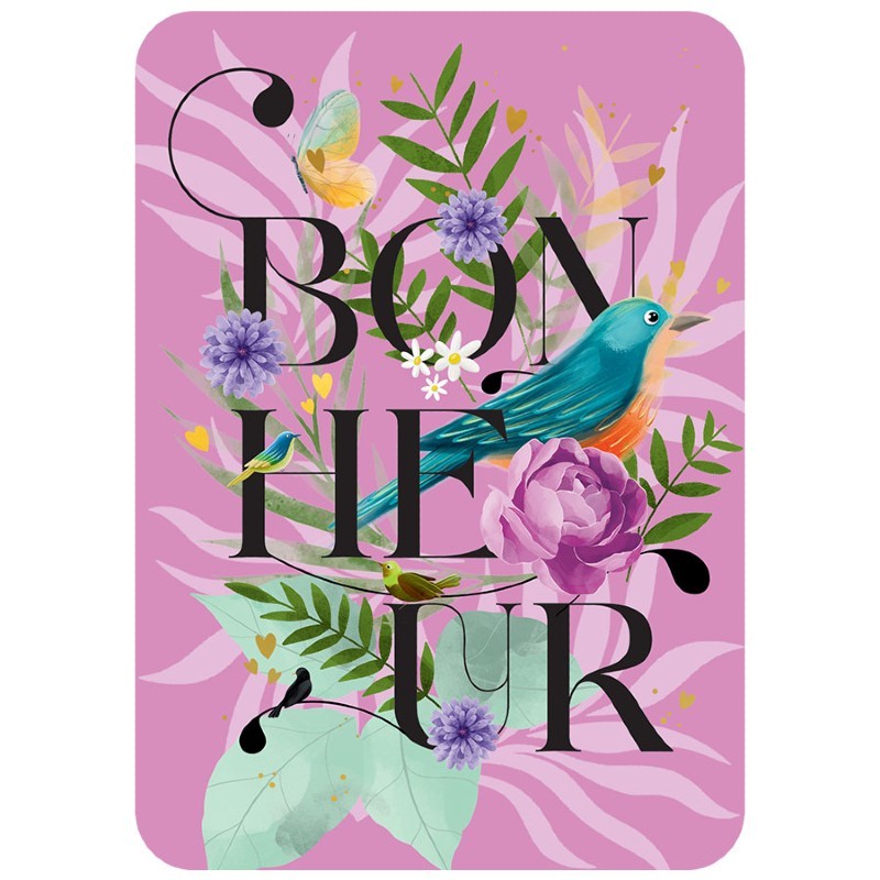 Carte postale Bonheur