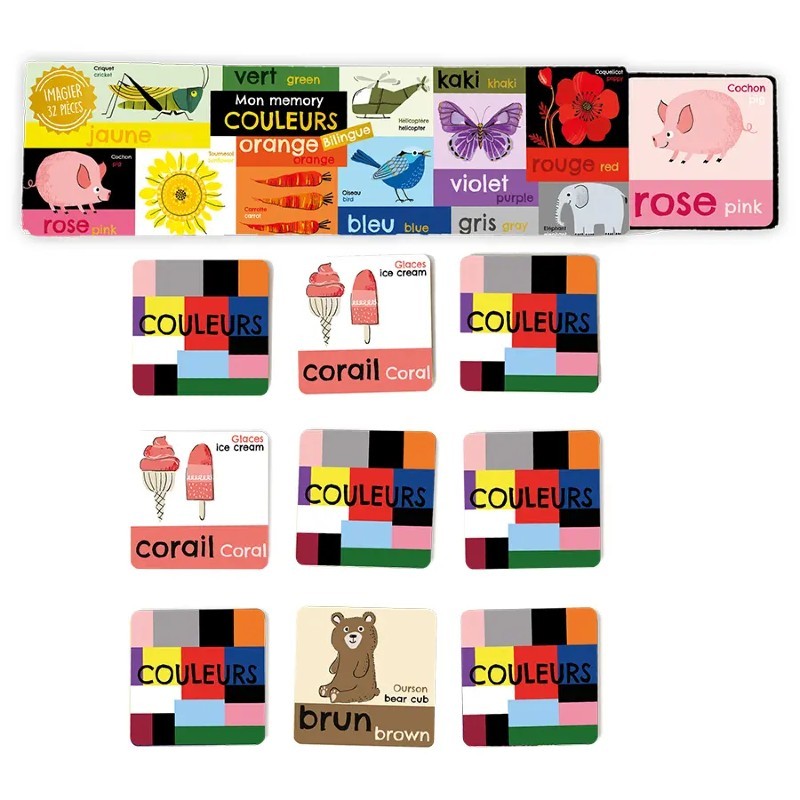 Mémory Les couleurs