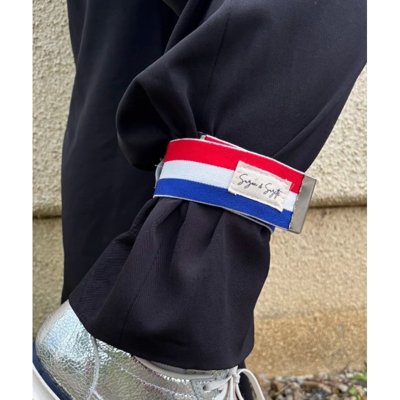 Serre pantalon - Bleu blanc...