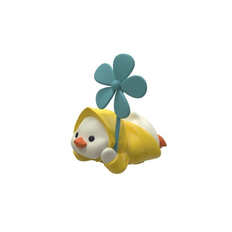 Canard fleurs pour vélo