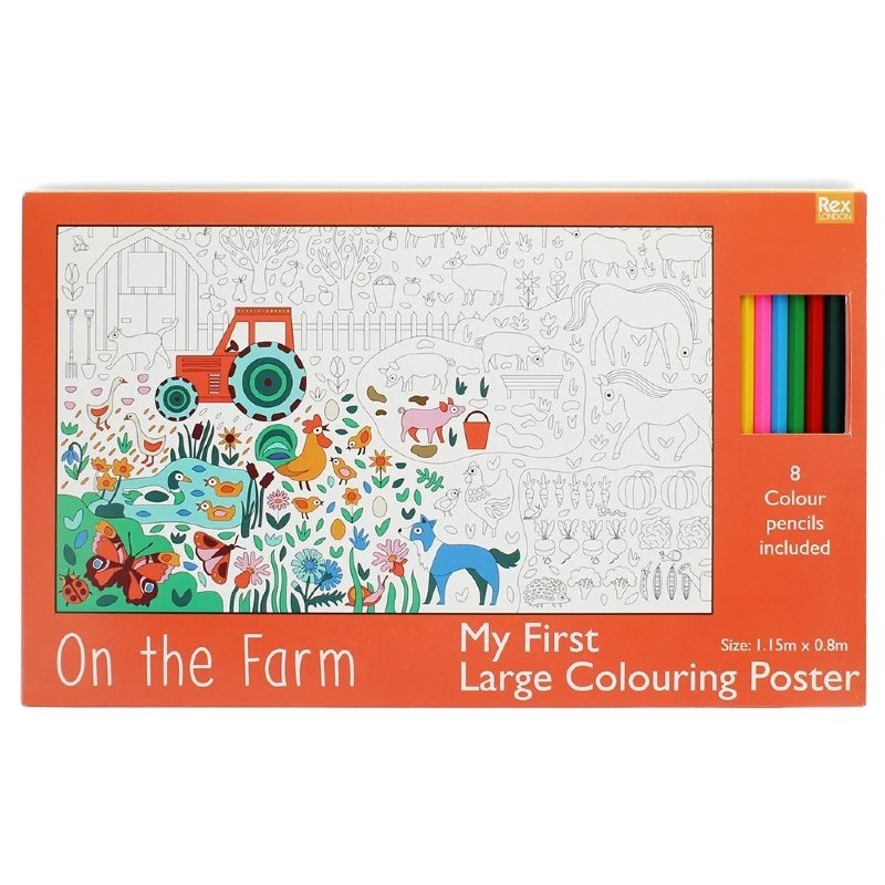 Poster géant à colorier -...