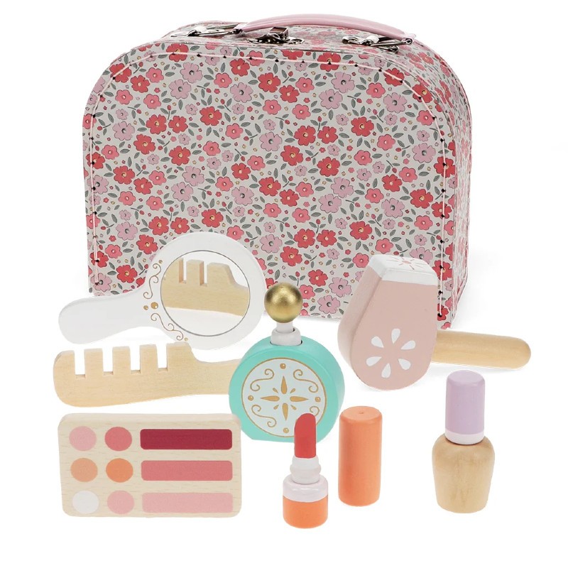 Coffret de maquillage en bois