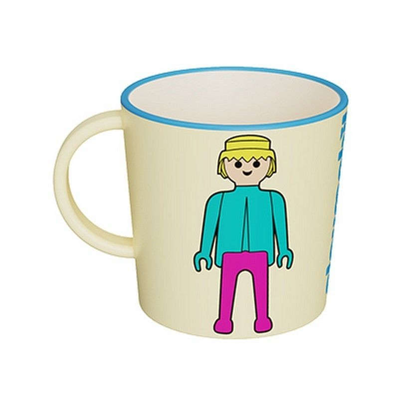 Mug blanc figurines playmobil