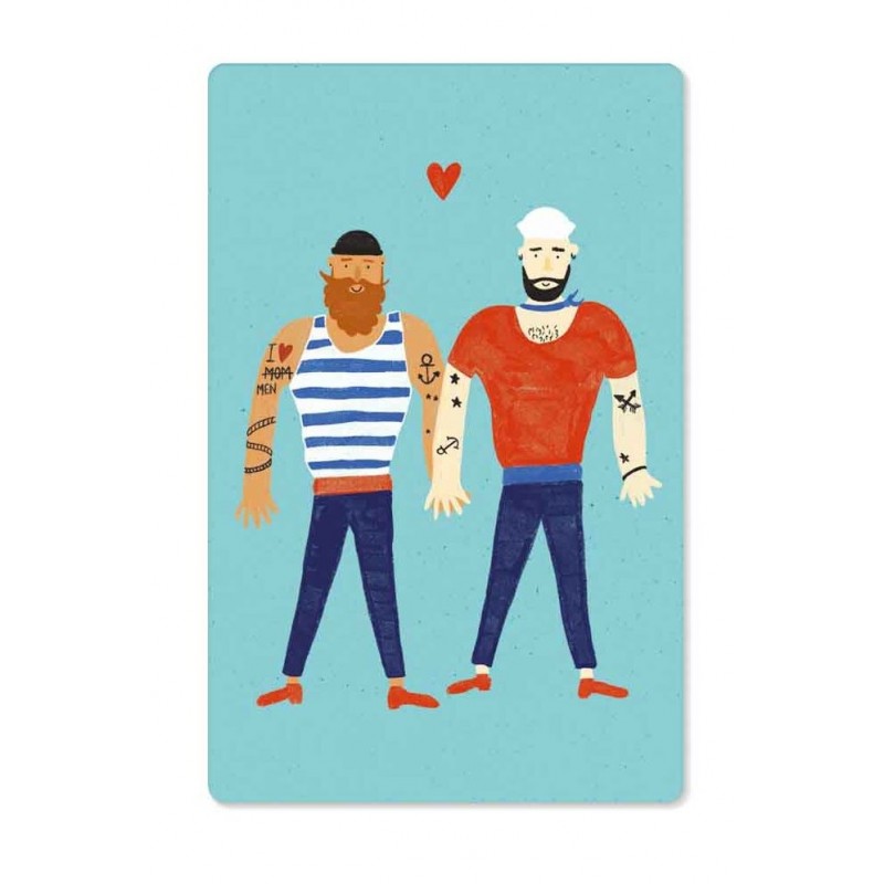 Carte postale kind - Couple...