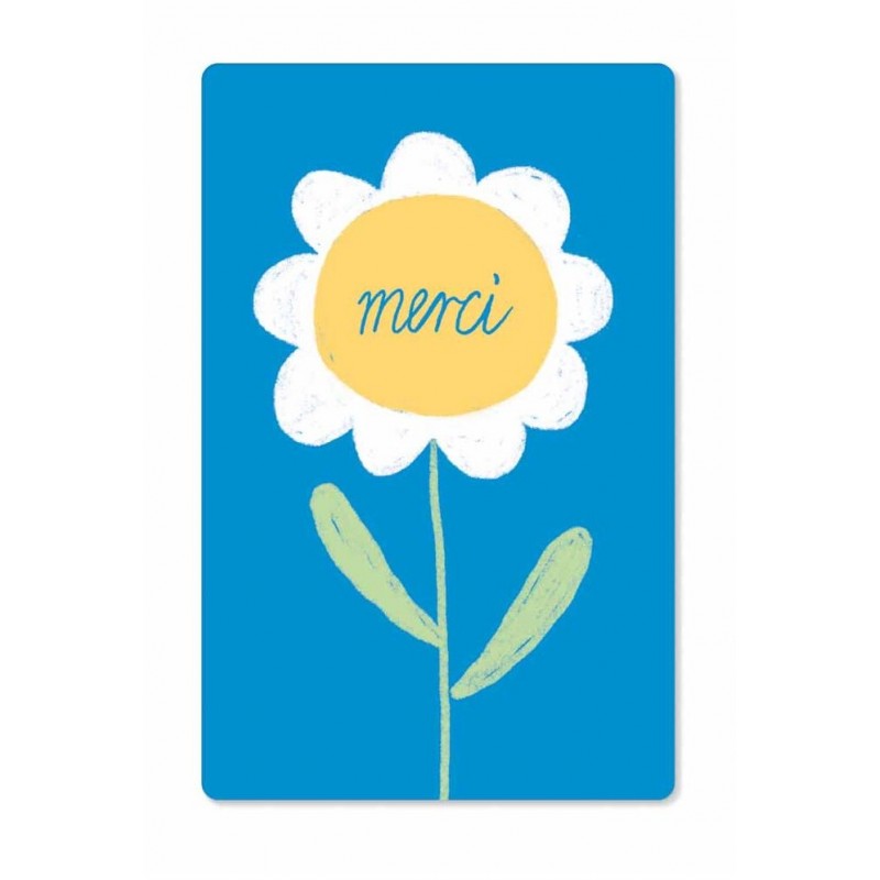 Carte postale kind - Merci...