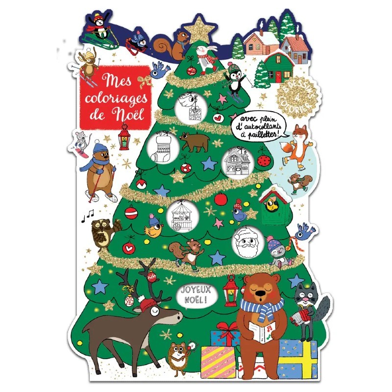 Set 8 coloriages - Village...