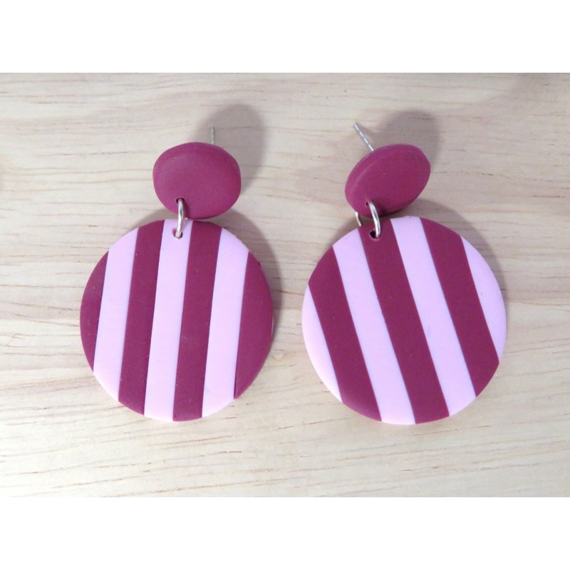 Boucles d'oreilles - rond...