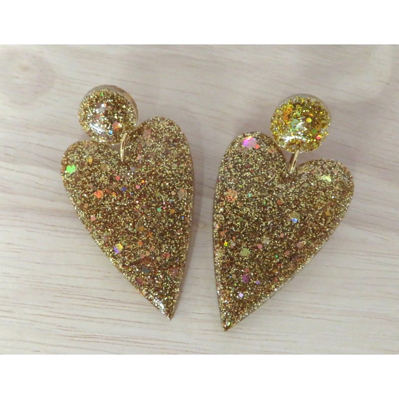 Boucles d'oreilles - Coeur...