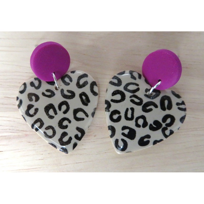 Boucles d'oreilles - Coeur...