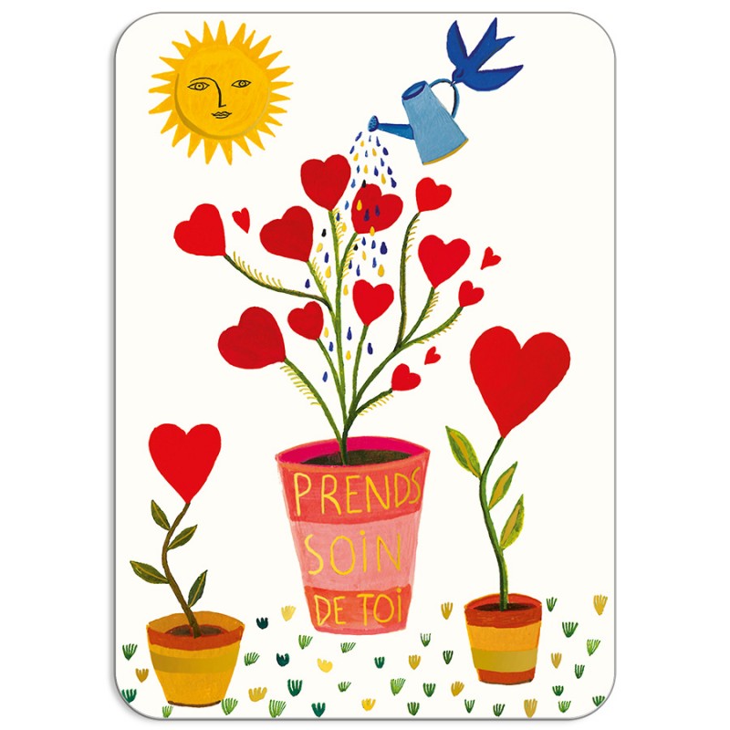 Carte postale - Prends soin...