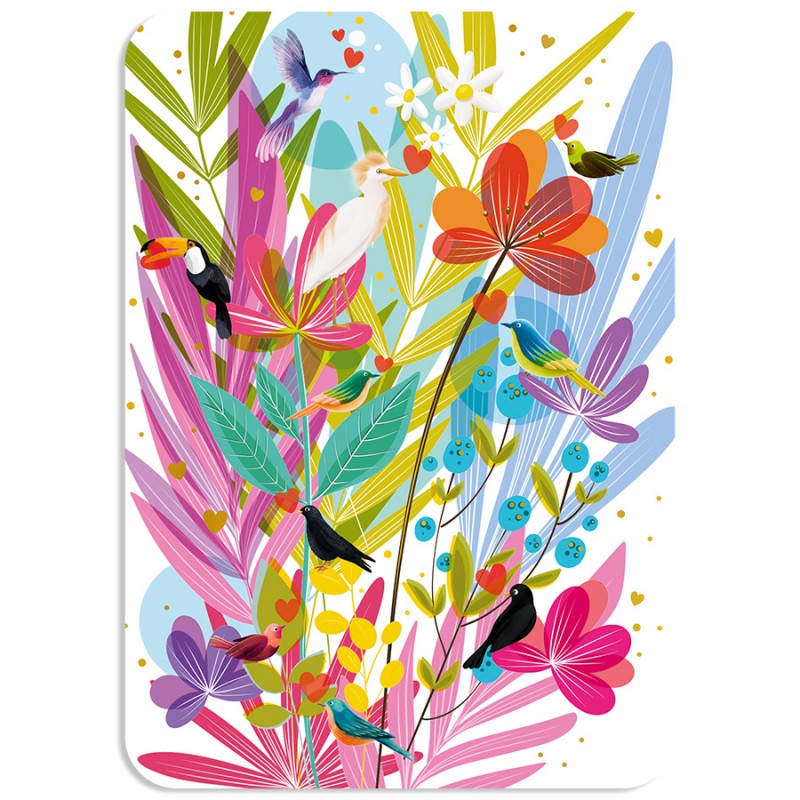 Carte postale - de tout coeur