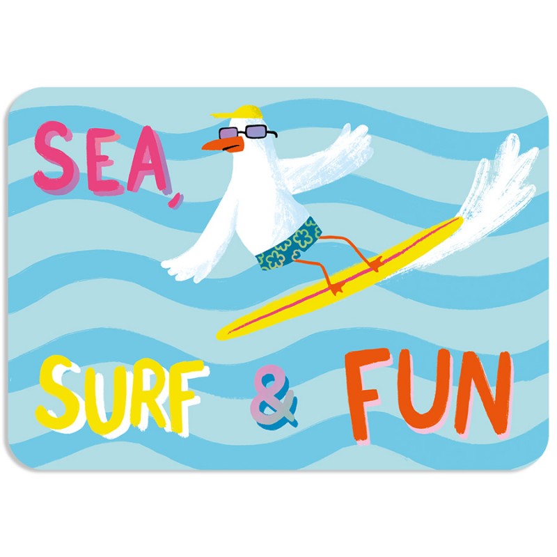 Carte postale - Sea surf
