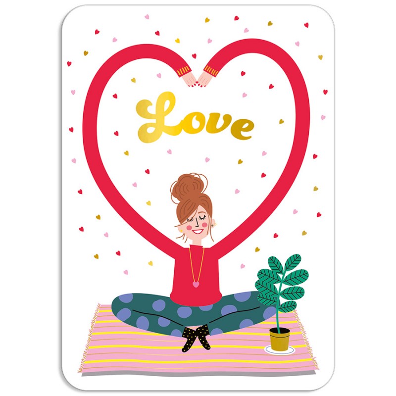 Carte postale - Love
