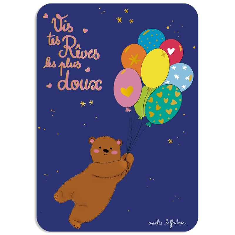Carte postale - Tes rêves doux
