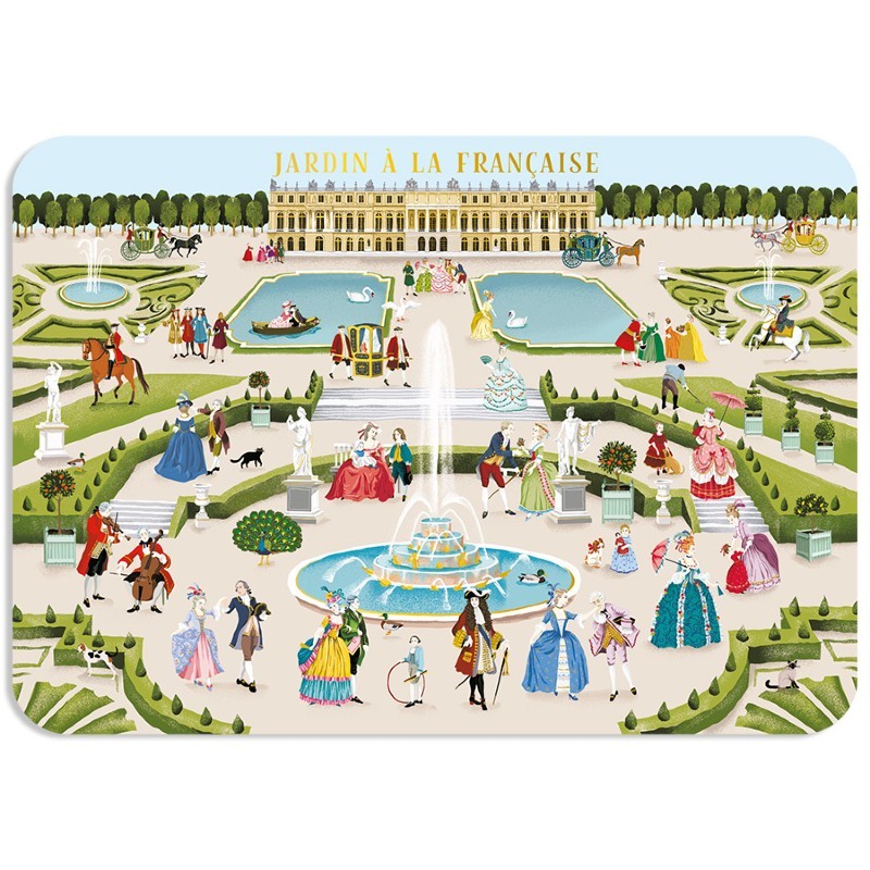 Carte postale - Jardin à la...