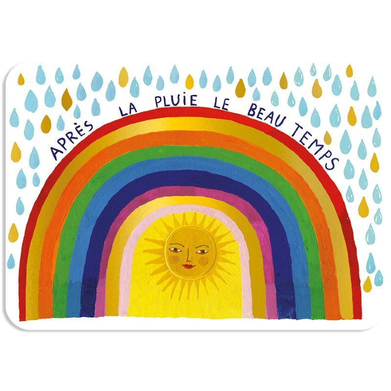 Carte postale - Après la pluie