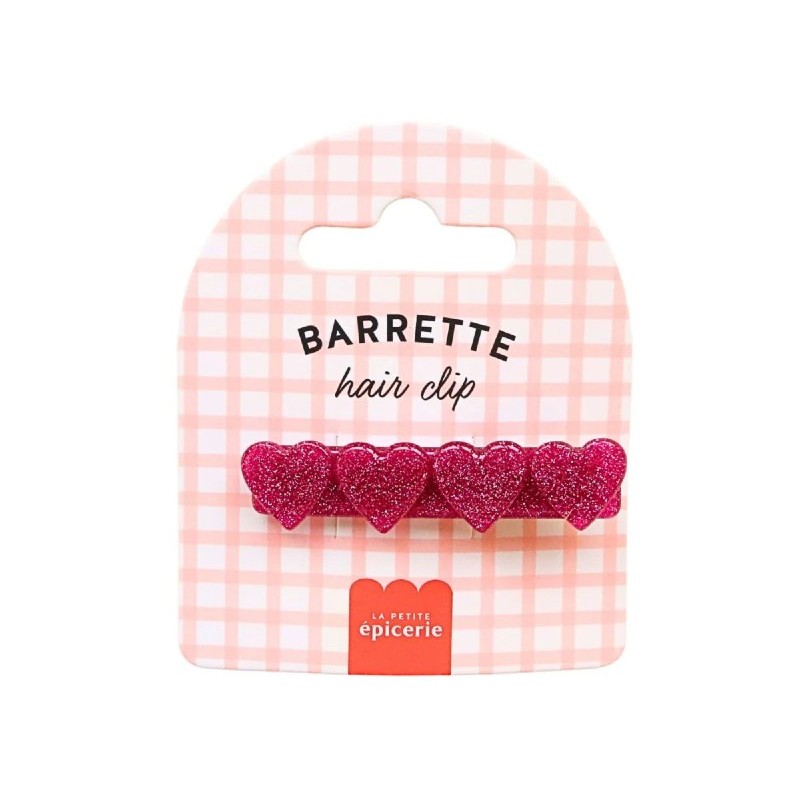 Barrette - Coeur rouge