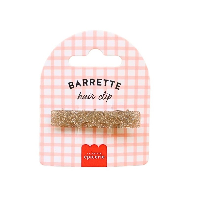 Barrette - Etoile champagne
