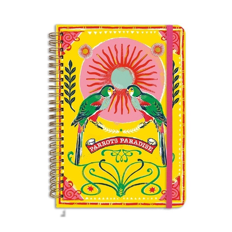 Carnet A5 rigide à spirales...