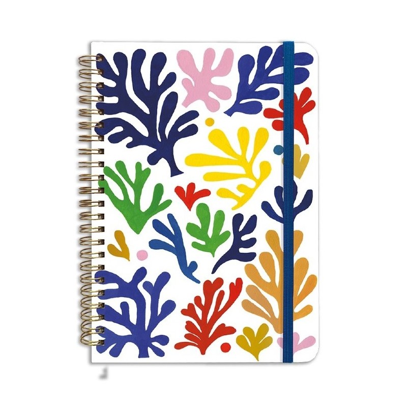 Carnet A5 rigide à spirales...