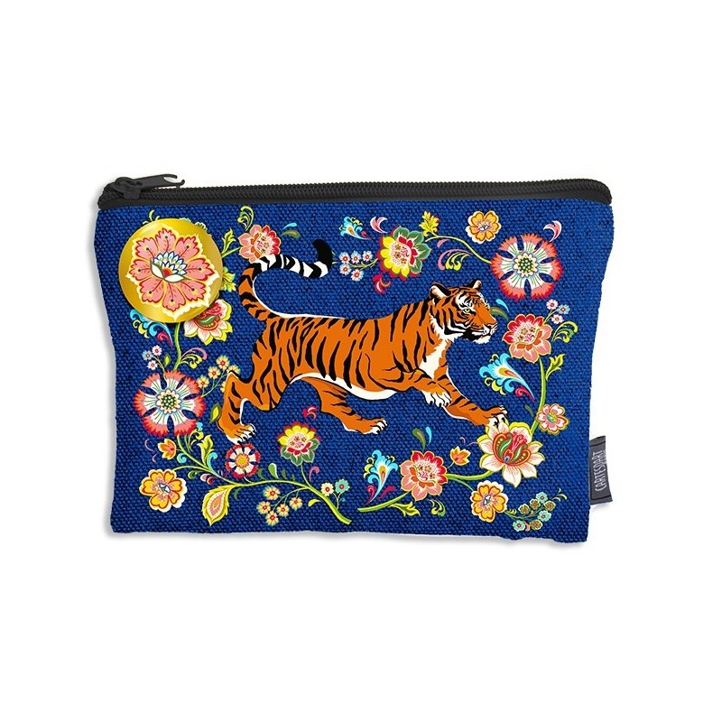 Trousse et badge - Tigre royal