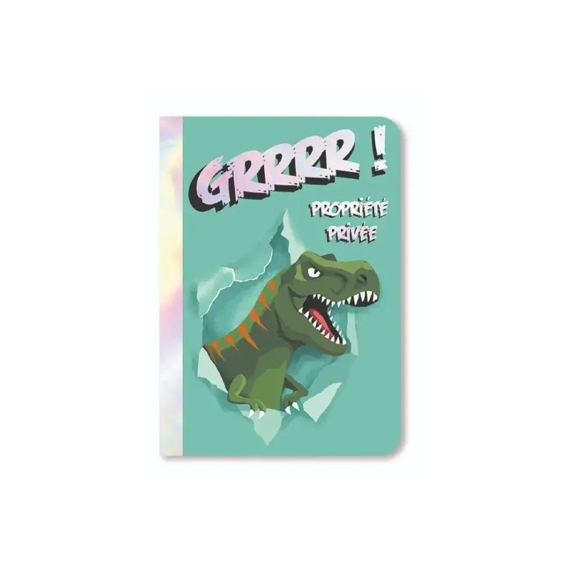 Carnet souple A6 "T rex"