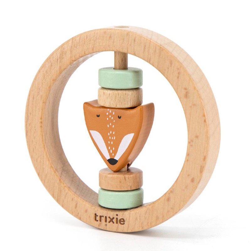 Hochet rond en bois - Mr...