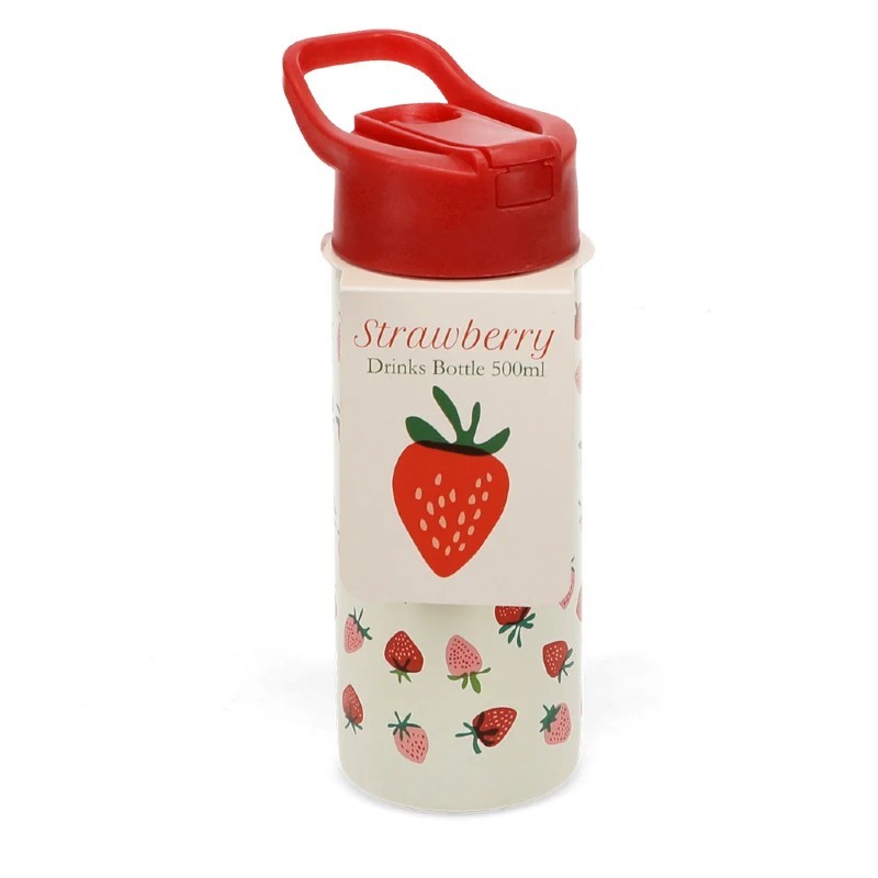 Gourde inox bouton poussoir...