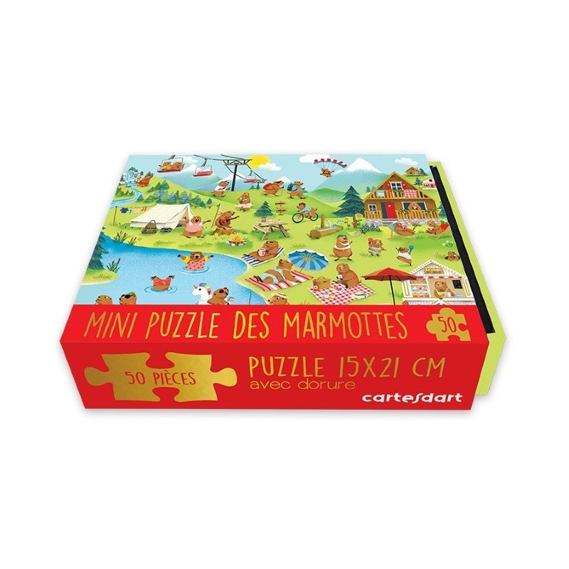 Mini puzzle 50 pièces -...