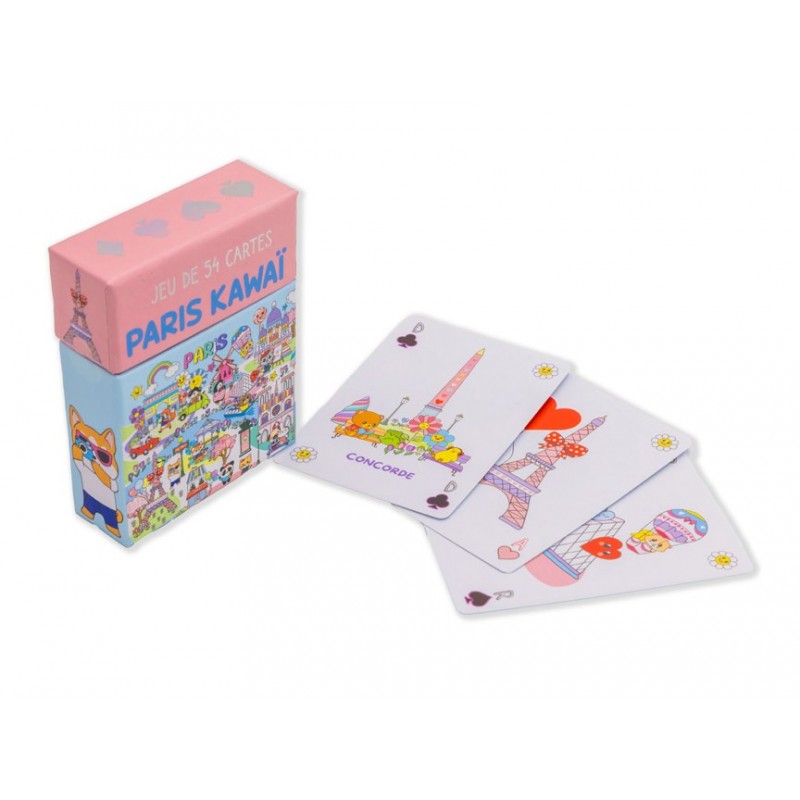 Jeu 54 cartes - Kawai