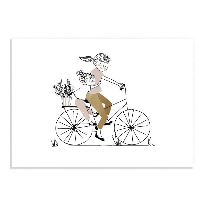AFFICHE A5 - Balade en vélo...