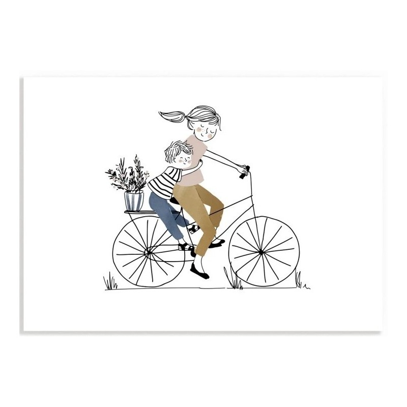 Affiche -A5 - Balade à vélo...