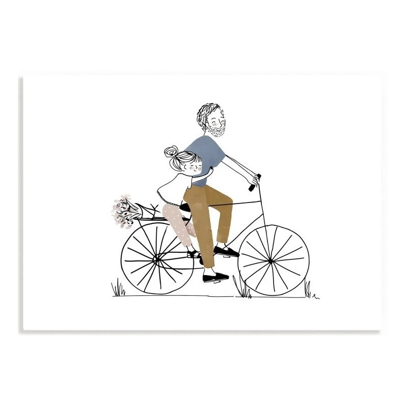 Affiche -A5 - Balade à vélo...